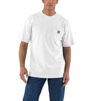 Carhartt Mens Loose Fit Heavyweight Short Sleeve Pocket TShirt