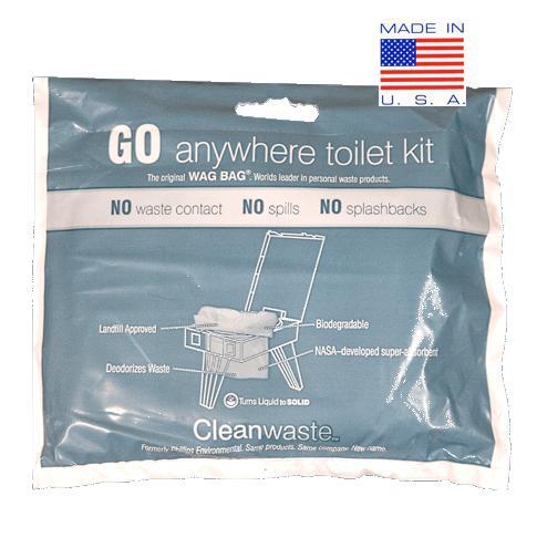 Cleanwaste Go Anywhere Waste Kit