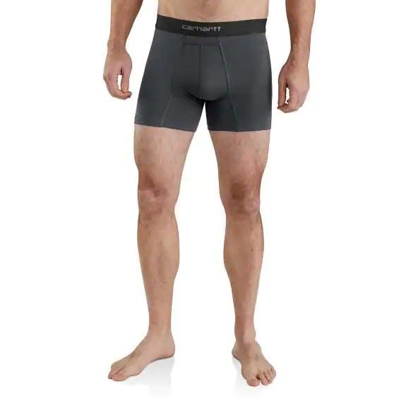 Carhartt Mens 5in Cotton Boxer Brief 2 Pack