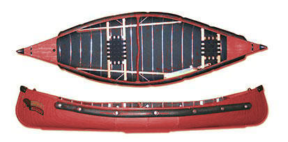 Radisson 12ft Pointed Canoe with Web Seats | Red