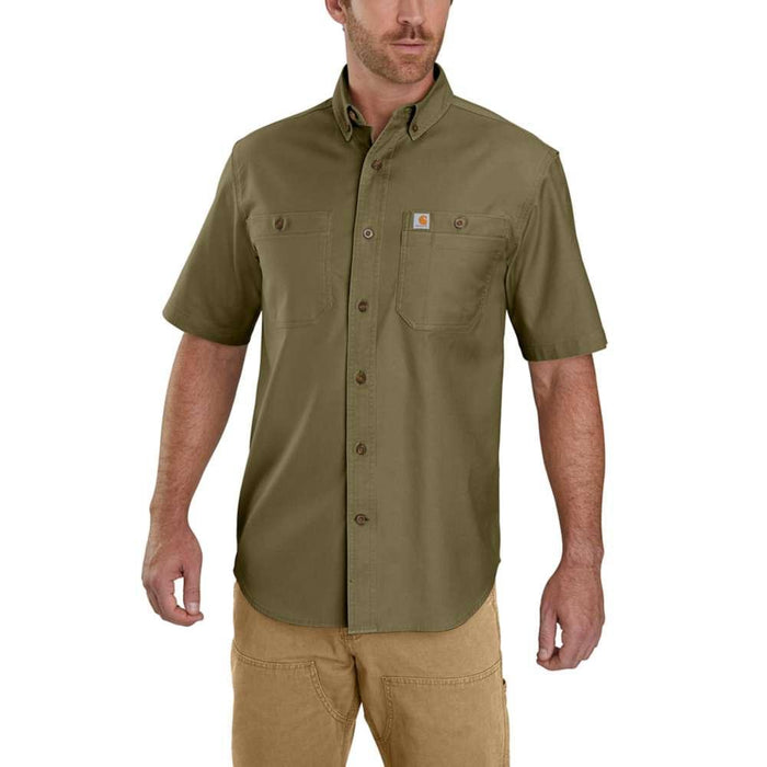 Carhartt Mens Rugged Flex Rigby Short Sleeve Work Shirt