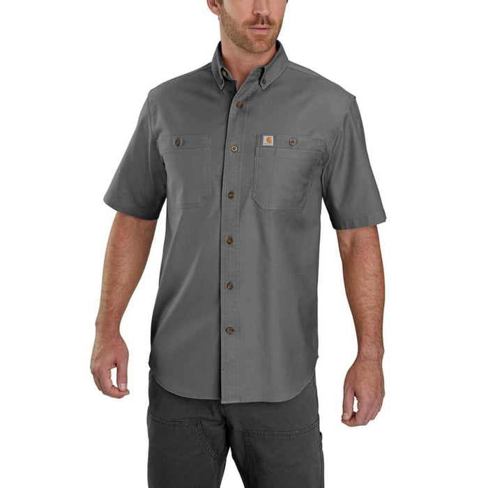 Carhartt Mens Rugged Flex Rigby Short Sleeve Work Shirt