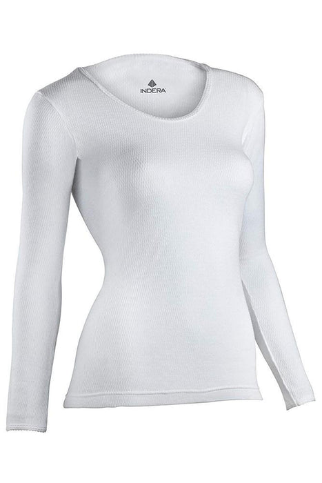 Indera Mills Womens Combed Cotton Knit Thermal Top