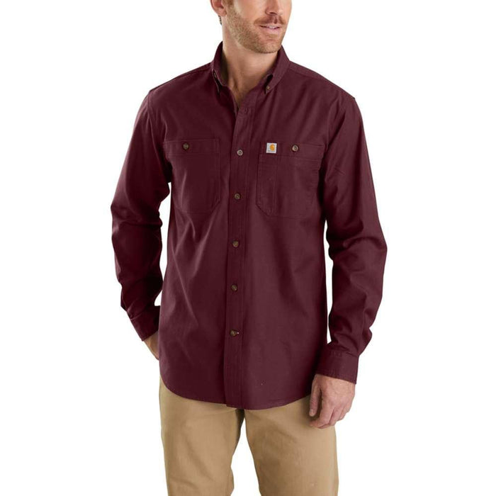 Carhartt Mens Rugged Flex Rigby Long Sleeve Work Shirt