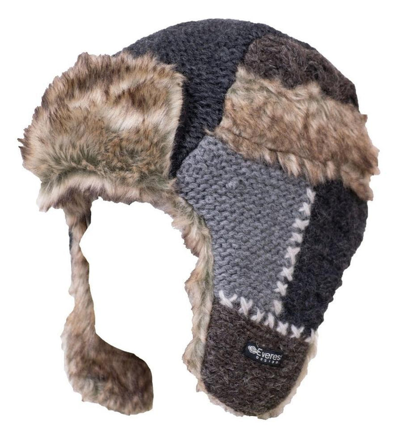 Everest Designs Patchwork Fur Hat