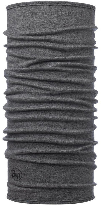 Buff Midweight Merino Wool Light Grey Melange Buff