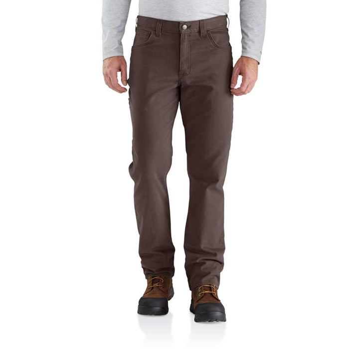 Carhartt Mens Rugged Flex Rigby 5 Pocket Work Pant | DARKCOFFEE