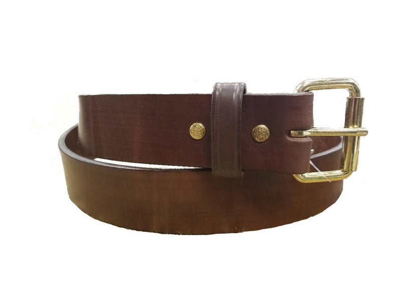 H. Miller & Sons Hand Crafted 1 3/4 Wide Leather Belt
