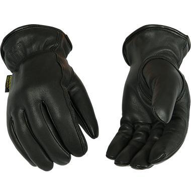 Kinco Lined Black Grain Goatskin Driver