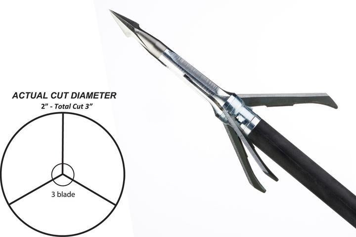 Grim Reaper Pro Whitetail 100gr Mechanical 3 Blade Broadhead