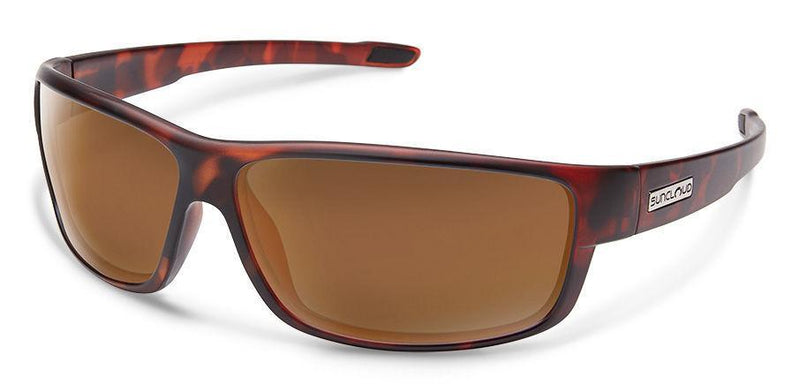 Voucher Sunglasses Matte Tortoise Frames with Brown Lenses