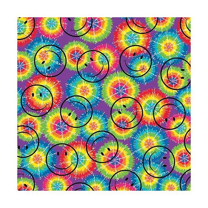 Carolina Creative Smiley Tie Dye Retro Bandana