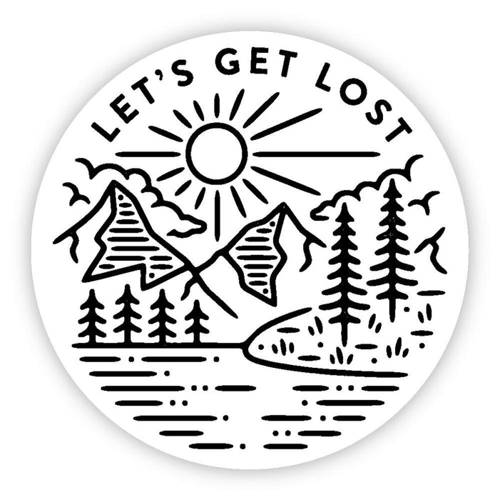 Stickers Northwest Lets Get Lost Sticker