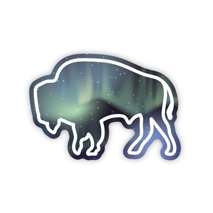 Stickers Northwest Northern Lights Buffalo Sticker