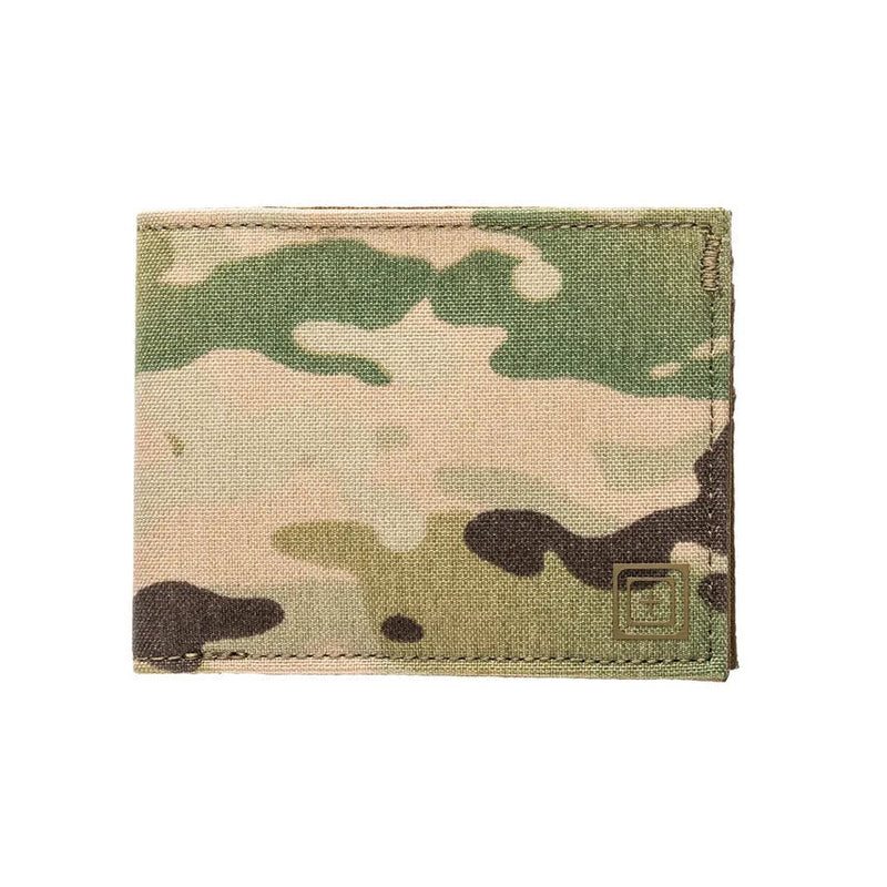 A light camo wallet on a white background