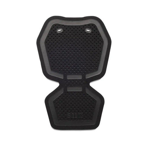 A black kneepad on a white background