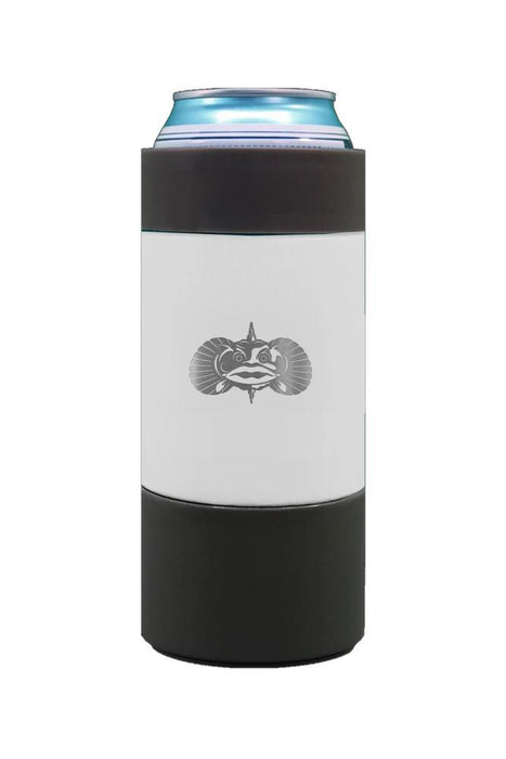 Toadfish Outfitters Non Tipping 16oz Can Cooler  White