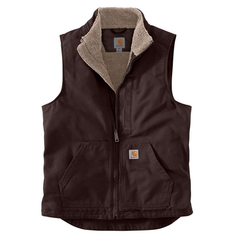 Carhartt Men's Sherpa Lined Mock Neck Vest Big and Tall Sizes
