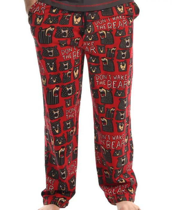 Lazy One Mens Dont Wake the Bear Pajama Pants