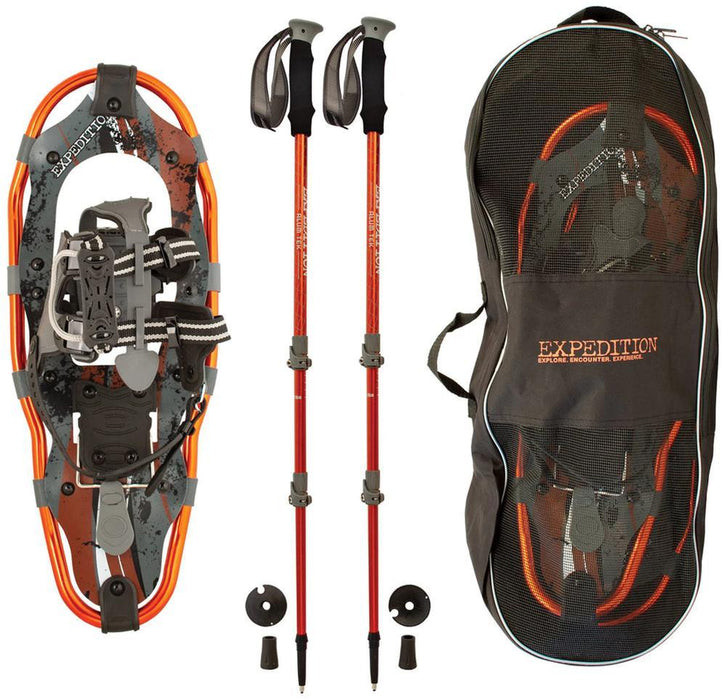 Expedition Snowshoes Truger Trail II 21 Snowshoe Kit with Poles and Bag