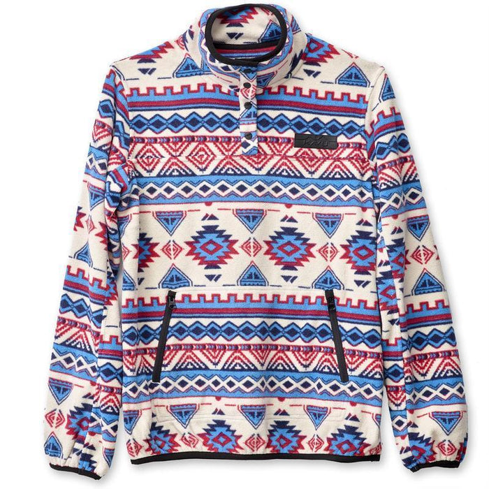 Kavu Womens Cavanaugh Snap Neck Pullover