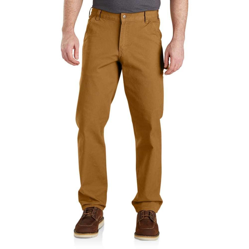 Men's Utility Work Pant - Relaxed Fit - Rugged Flex - Duck | CARHARTT BROWN