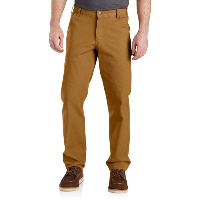 Men's Utility Work Pant - Relaxed Fit - Rugged Flex - Duck | CARHARTT BROWN