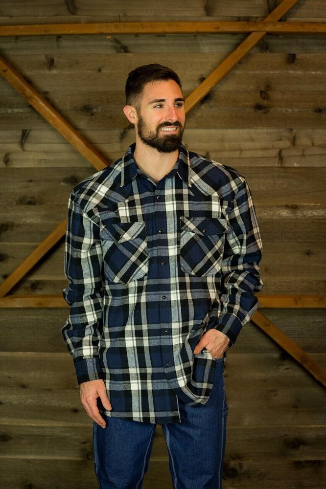 Five Brother Workwear Men's Original 9oz Western Brawny Flannel