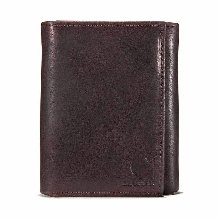 Carhartt Mens Oil Tan Trifold Wallet