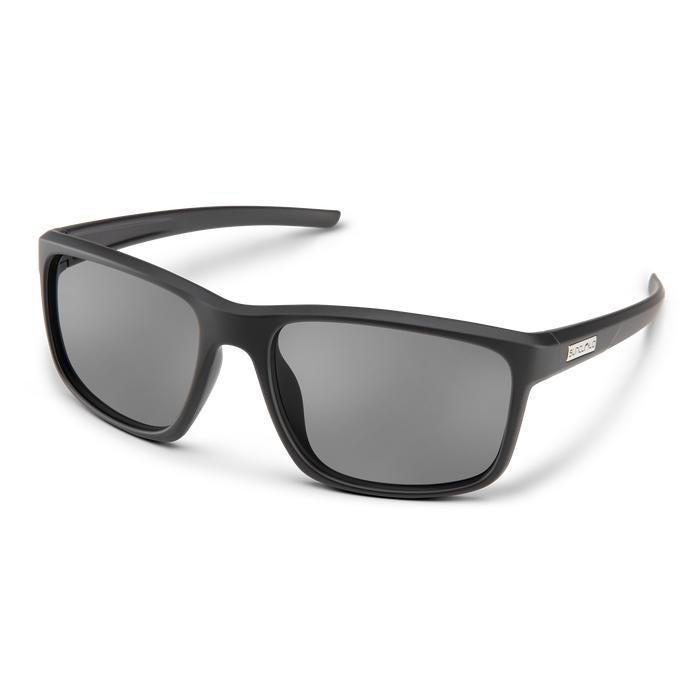 Suncloud Optics Respek Sunglasses Matte Black with Polarized Grey Lenses