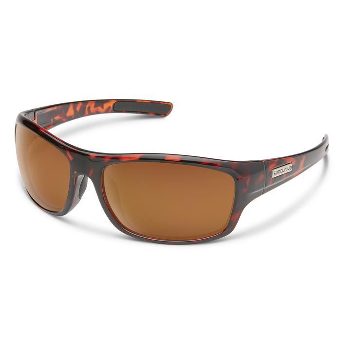 Suncloud Optics Cover Sunglasses Tortoise with Polarized Brown Lenses