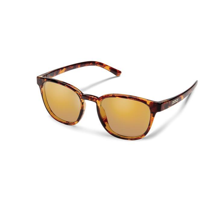 Suncloud Optics Montecito Sunglasses Tortoise with Polarized Sienna Mirror Lenses