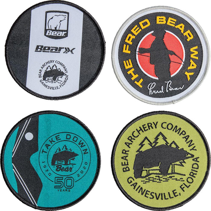 Bear Archery Set of Four Patches