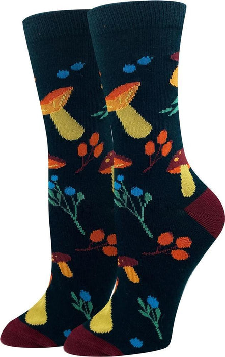 Sock Harbor Womens Mushrooms Socks