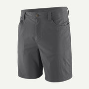 Gray shorts on a white background
