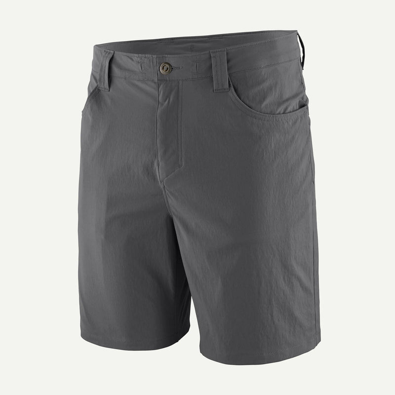 Gray shorts on a white background