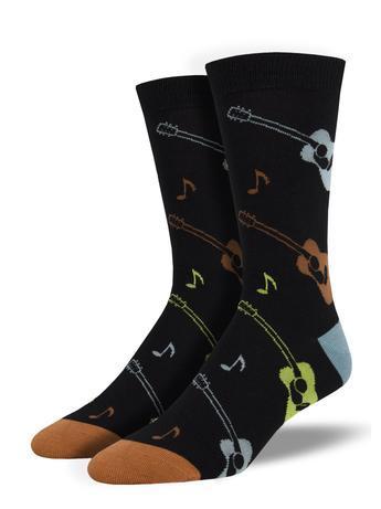 Socksmith Mens Listen to the Music Bamboo Socks