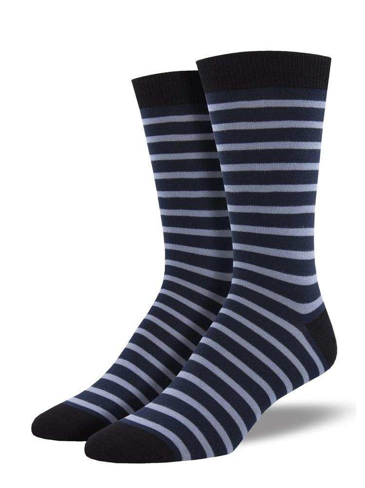 Socksmith Men's Sailor Stripe Bamboo Socks