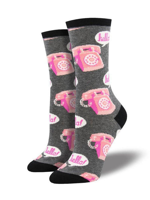 Socksmith Womens Hold the Phone Socks