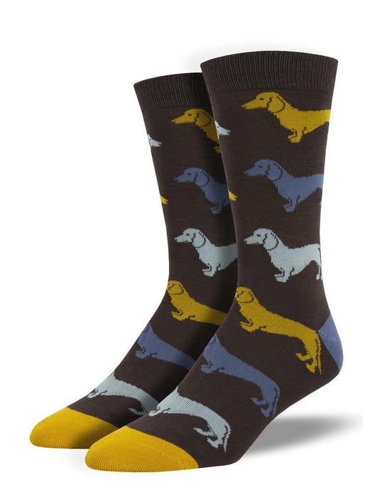 Socksmith Mens Dachshund Bamboo Socks