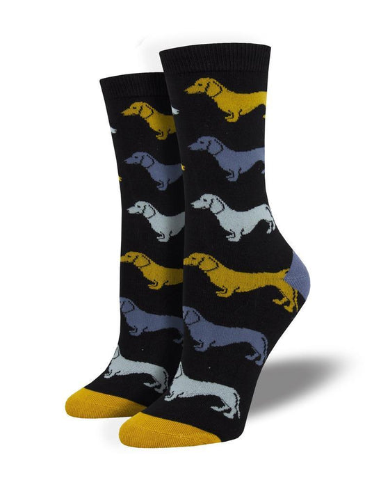 Socksmith Womens Dachshund Bamboo Socks