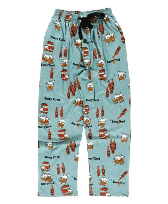 Lazy One Mens Beery Tired Pajama Pants