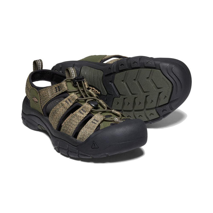 Keen Mens Newport H2 in Forest Night and Black