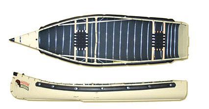 Radisson Canoe Rudder Radisson 12ft Wide Transom Canoe with Web Seats | Birch Bark — Kenco ...