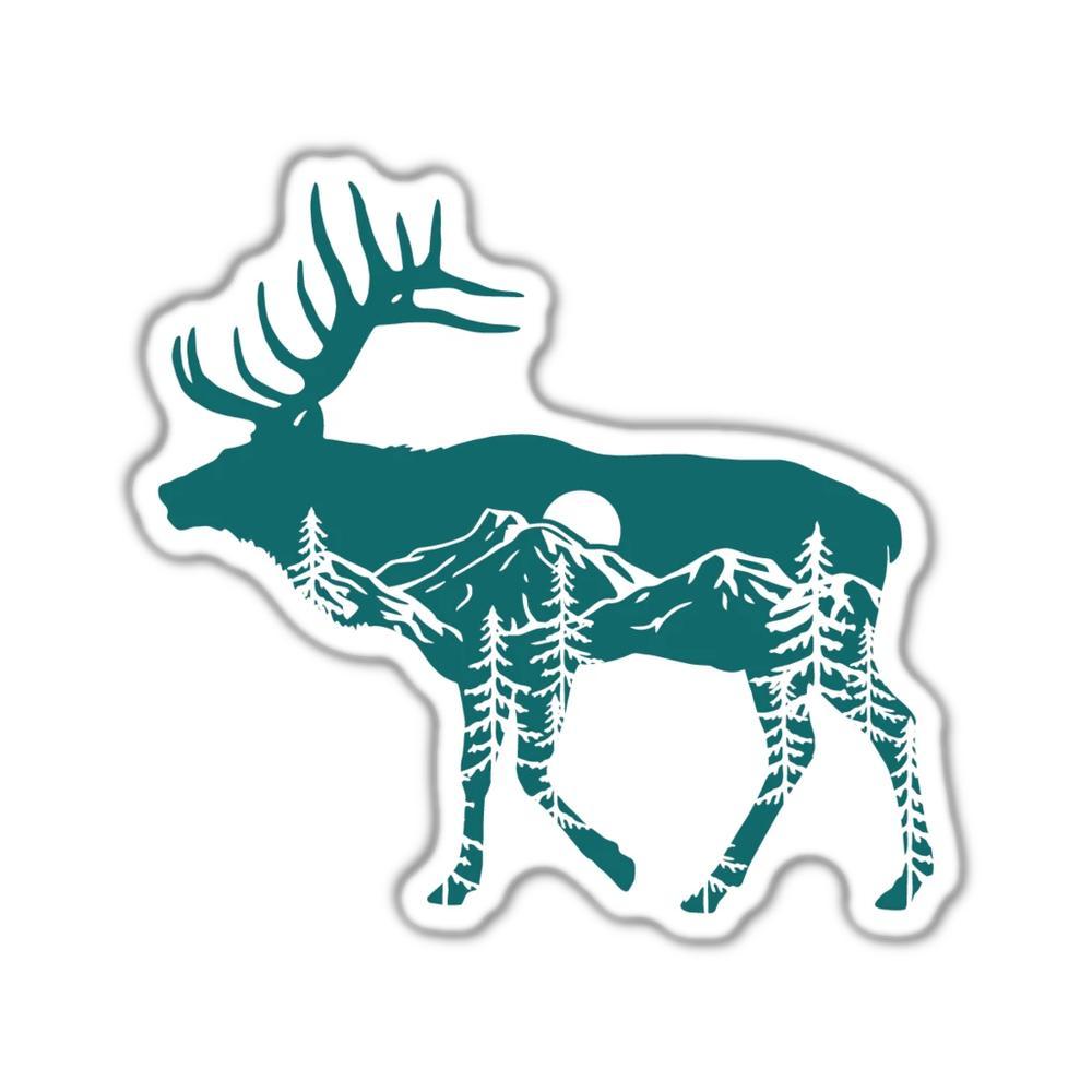 Stickers Northwest Elk Scene Sticker — Kenco Outfitters