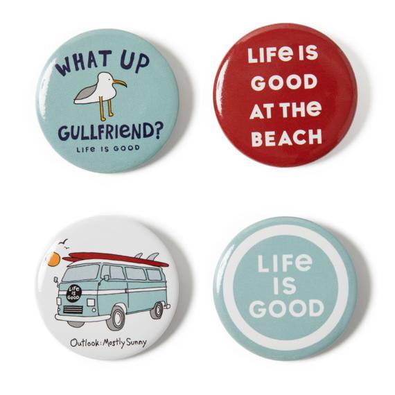 Life Is Good Gullfriend Positive Pins