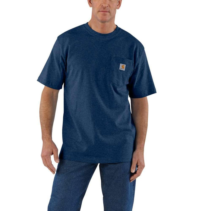 Carhartt Mens Workwear Pocket Tee Tall Sizes | DARK_COBALT