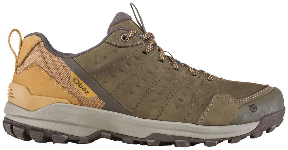 Oboz Mens Sypes Low Leather Waterproof Hiking Shoe