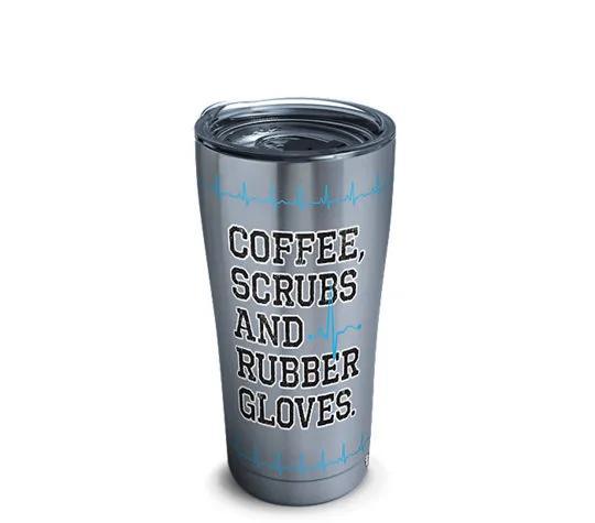 Tervis 20oz Coffee Scrubs Rubber Gloves Nurse Life Stainless Tumbler