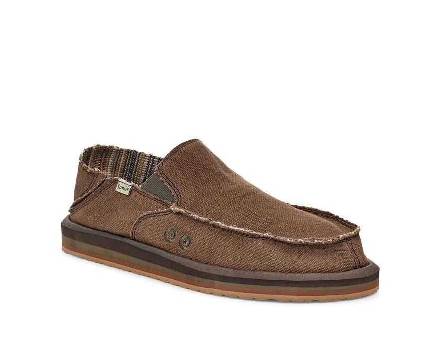Sanuk Sidewalk Surfers Sanuk Vagabond Brown Men's Vagabond St Hemp